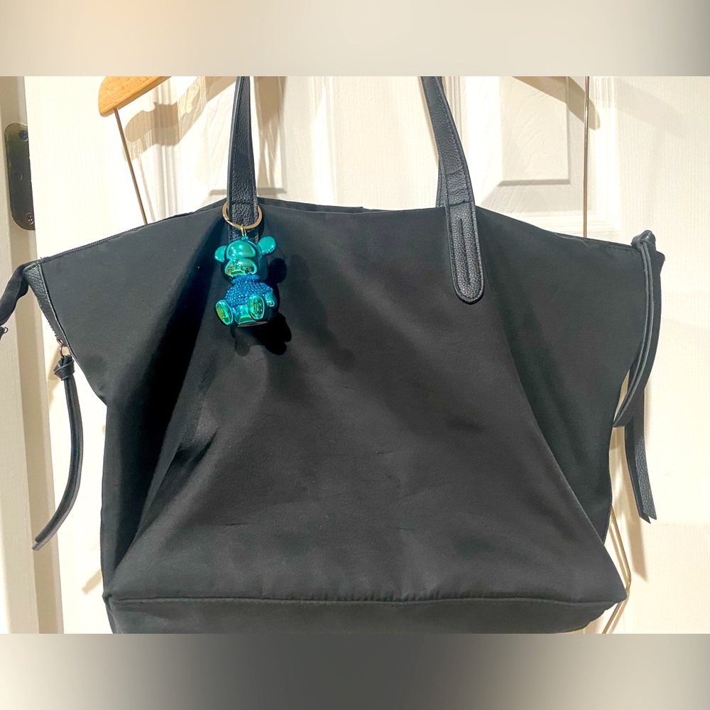 Botkier New York Bond Black Nylon Large Tote Bag